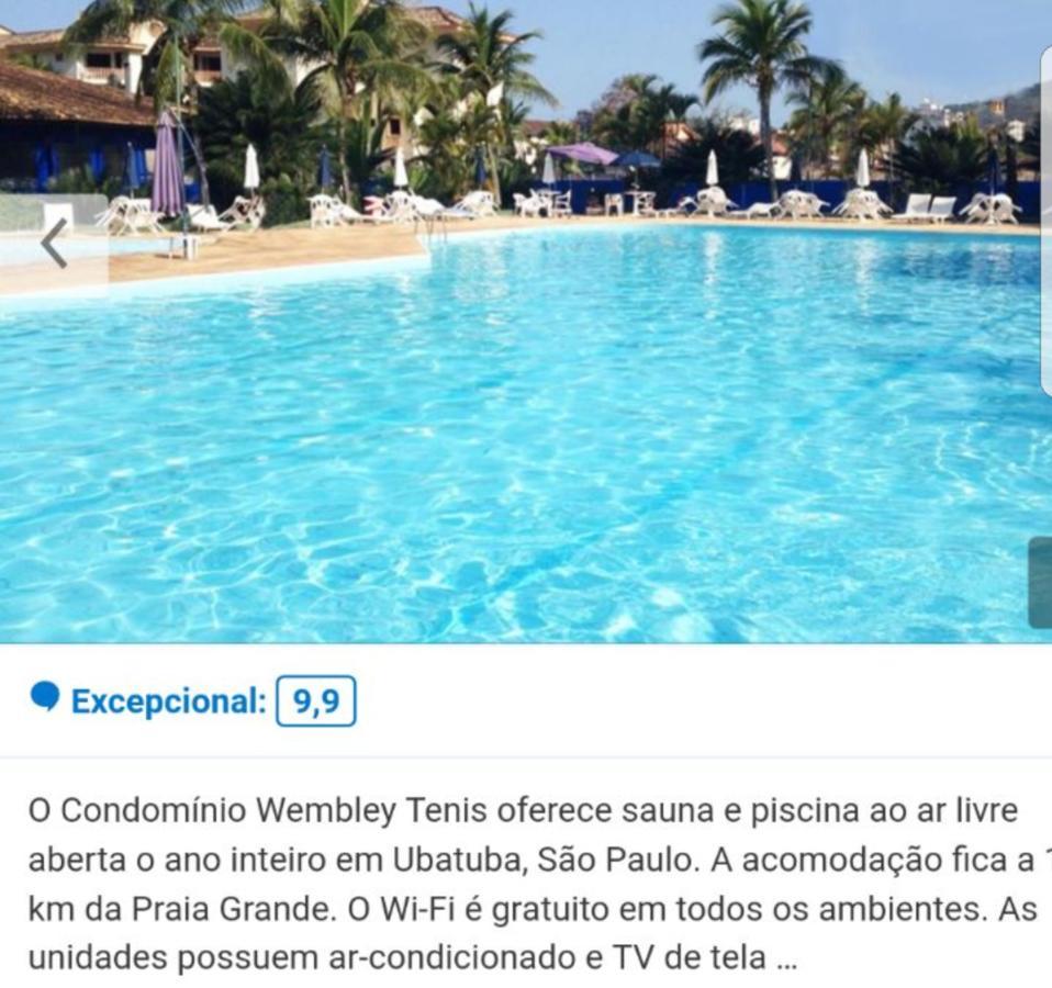 Апартаменты Ubatuba Apto. Wembley Tenis Экстерьер фото